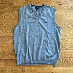 Brooks Brothers 100% merino wool vest